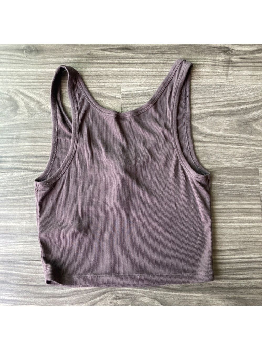 Aritzia Sunday Best Kara Crop Tank Brown XS - Picture 6 of 6